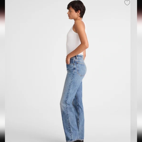 Madewell Blue Classic Straight Leg Women's Jeans - Picture 3 of 8